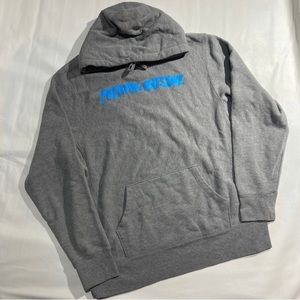 Fucking Awesome blue stamp hoodie